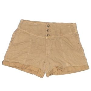 Aerie High Waist Tan Shorts Size XS